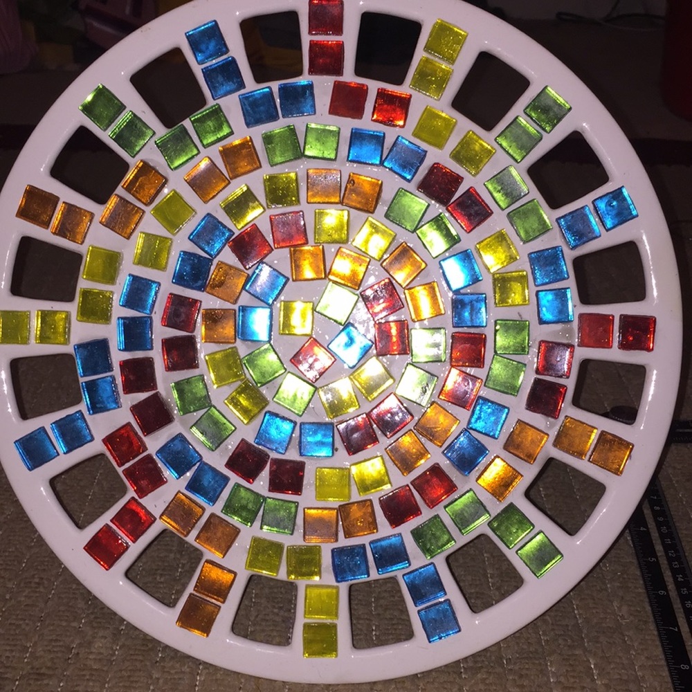 11” circle plate